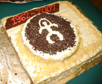 Beautiful anniversary cake