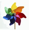 Colorful pinwheel