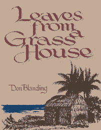 Cover of 'Leaves from a Grass House.'