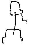 Human figure petroglyph.